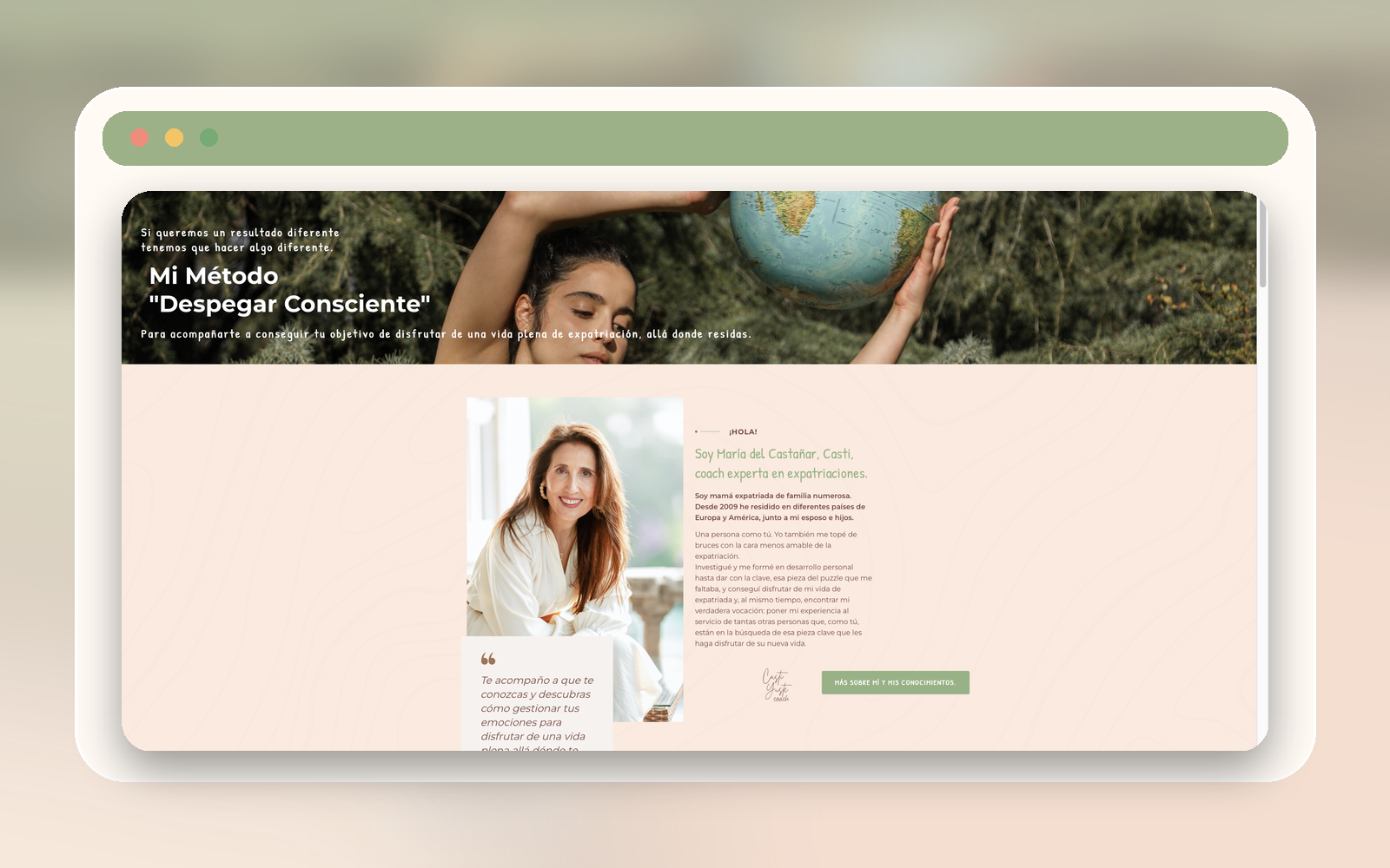 castiyuste.com website promotional preview